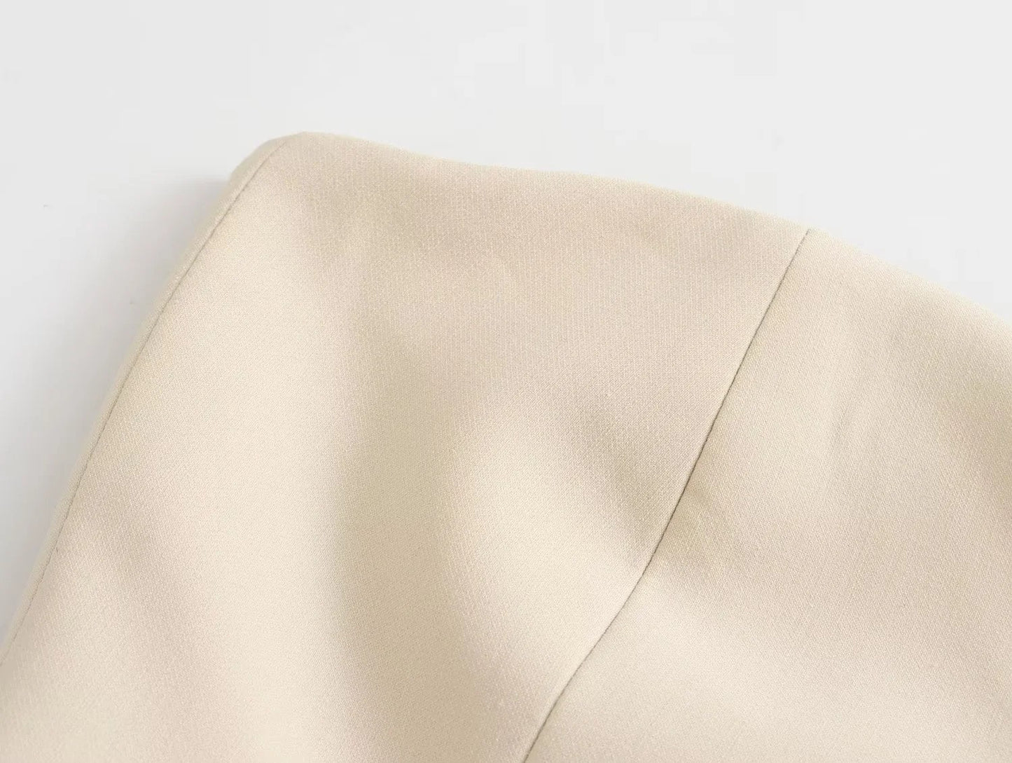 Trafza feminino elegante calça sólida terno botão frontal sem alças sexy reg