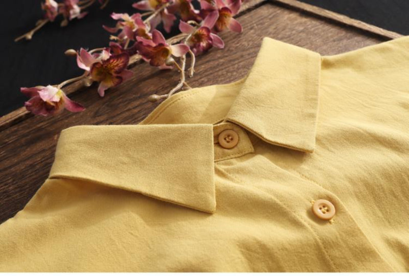 Moda coreana camisa branca feminina 2023 primavera verão solto solto midi camis