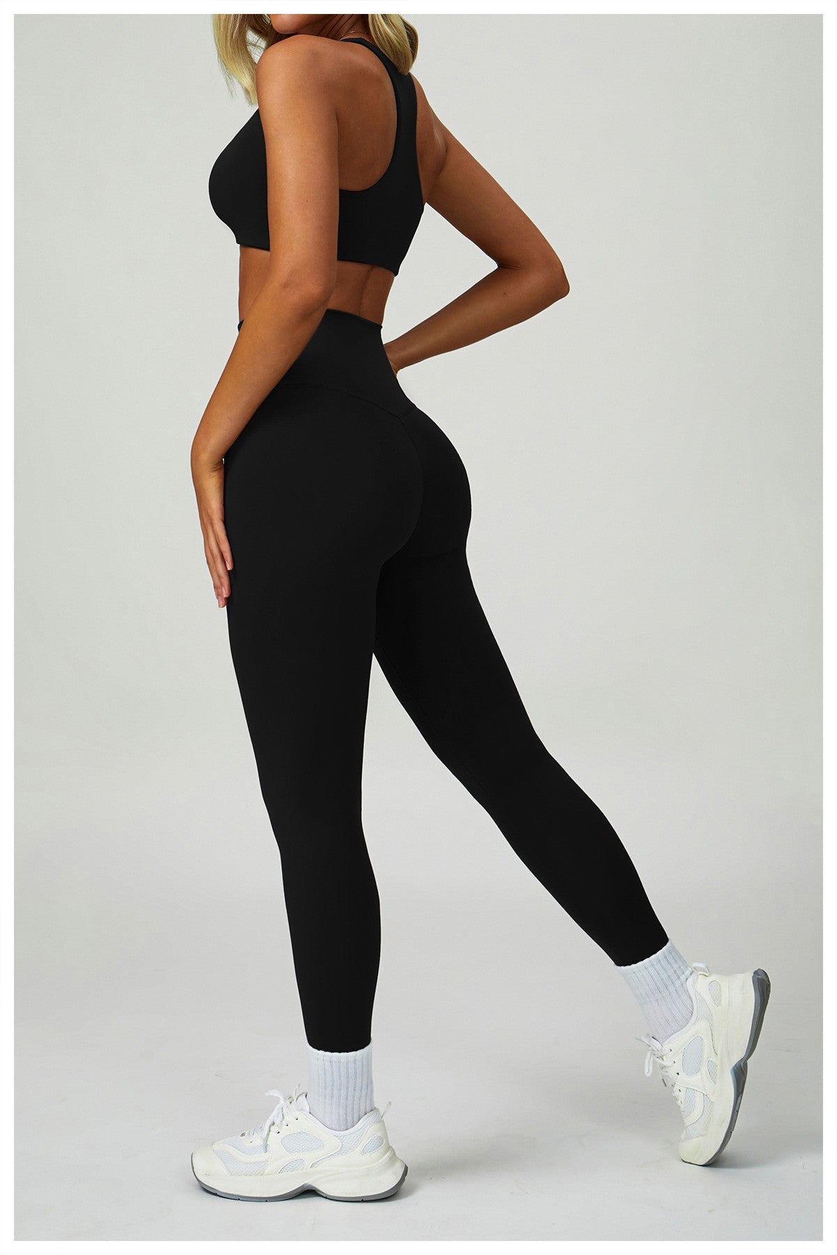 2-3 peças terno de yoga feminino agasalho sutiã esportivo cintura alta legging