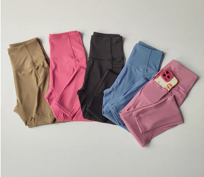 Conjunto de yoga integrado com bloqueio de cor de alta intensidade, 2 peças, ro