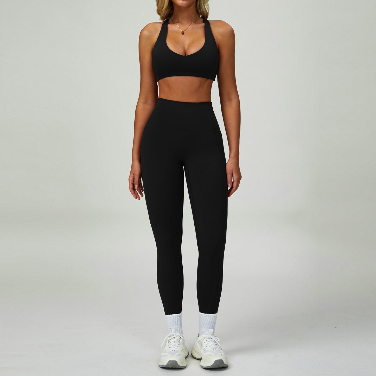 2-3 peças terno de yoga feminino agasalho sutiã esportivo cintura alta legging