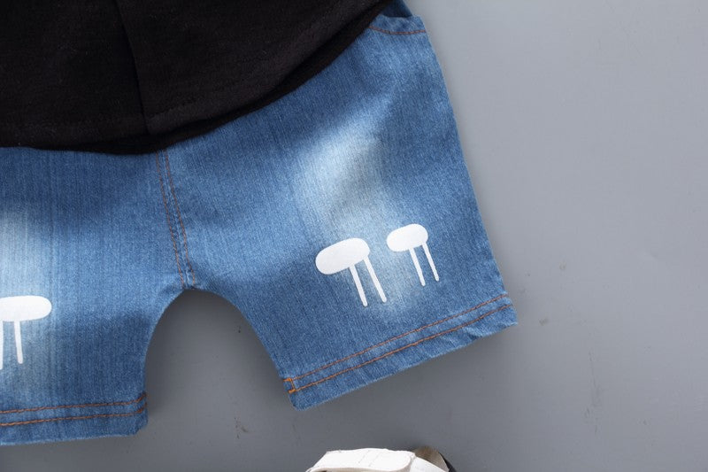 Novo verão venda quente da criança crianças do bebê meninos camisa dos desen