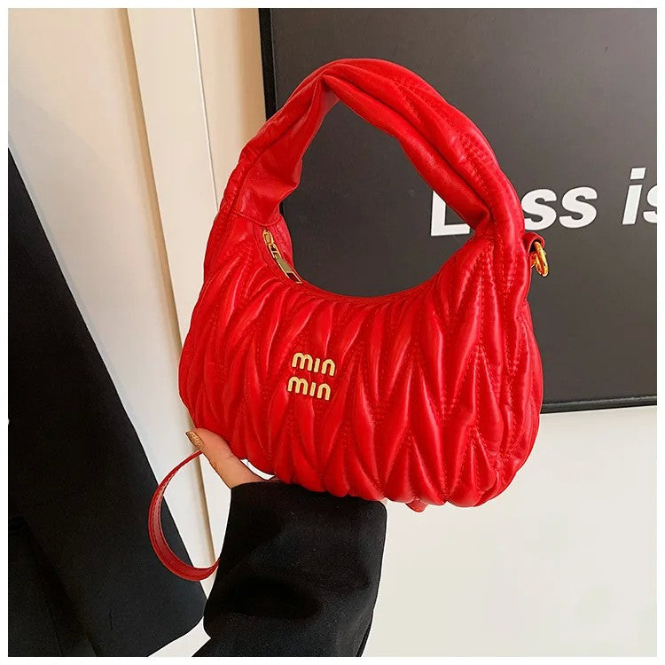 Bolsa feminina transversal couro PU