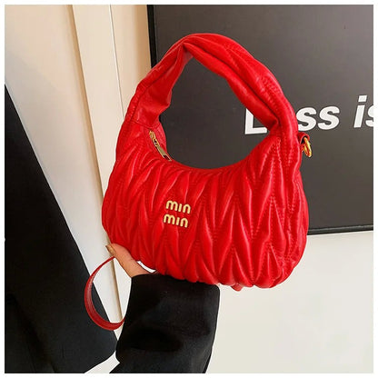 Bolsa feminina transversal couro PU