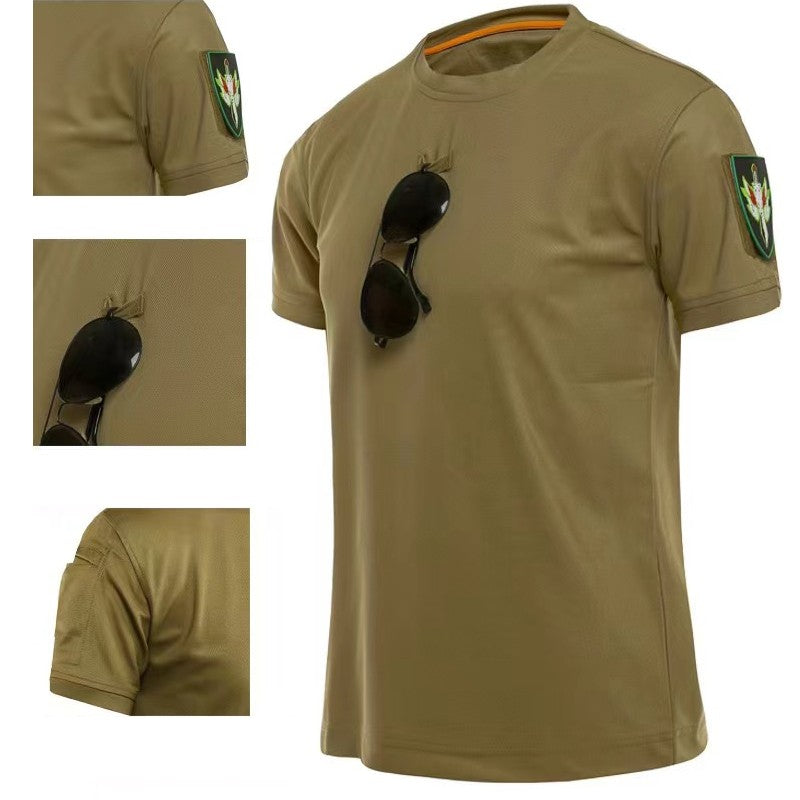 Homens verão rápida camiseta acampamento caminhadas trekking pesca trainning p