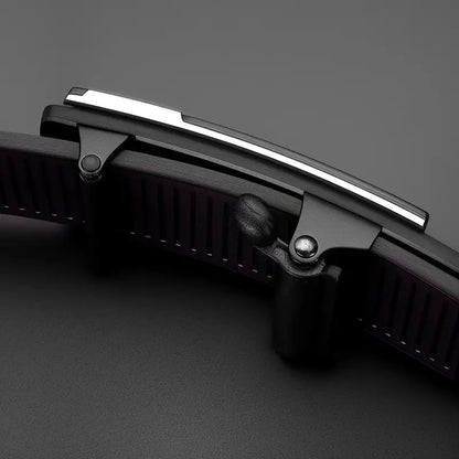 Cinto de couro PU masculino elegante – cintos da moda para vida diária, lazer