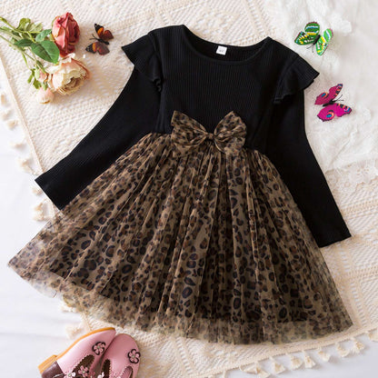 Vestido floral rosa preto para meninas de 3 a 8 anos, verão, roupas casuais par