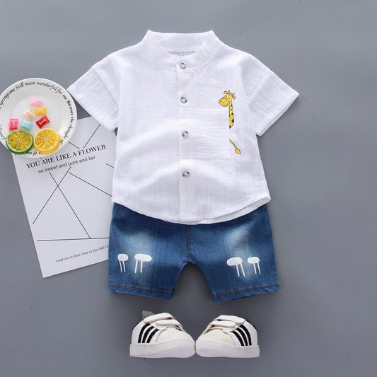Novo verão venda quente da criança crianças do bebê meninos camisa dos desen