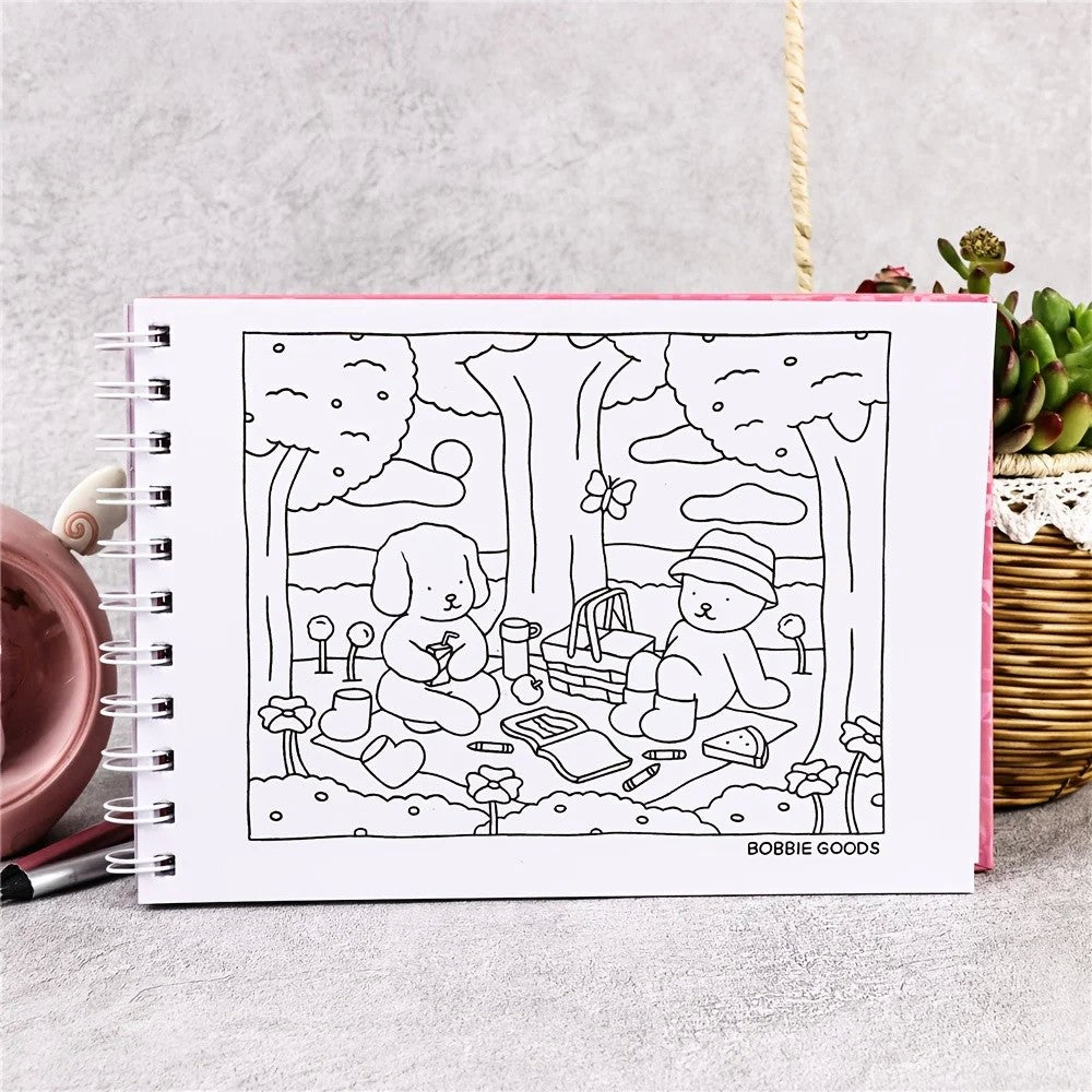 BOBBIE GOODS COLORING BOOK Edição para adultos e adolescentes Livro para color
