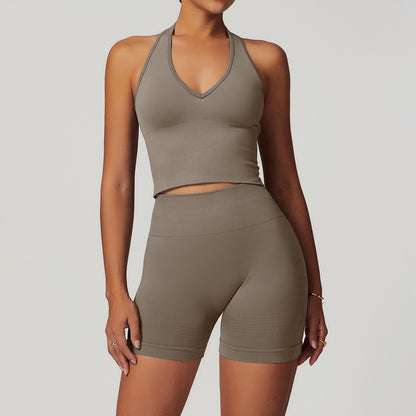 2 peças sem costura conjunto de yoga roupas de ginásio atlético wear ternos d