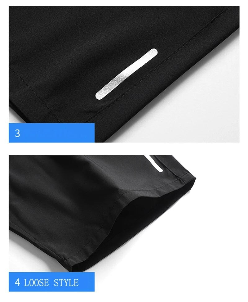 Verão nova chegada shorts esportivos dos homens novo confortável cintura elás