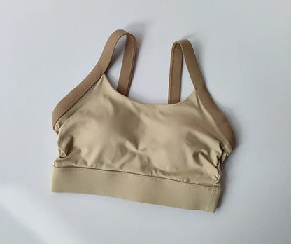 Conjunto de yoga integrado com bloqueio de cor de alta intensidade, 2 peças, ro