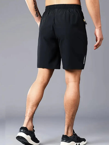 Verão nova chegada shorts esportivos dos homens novo confortável cintura elás