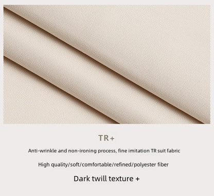 Jaqueta feminina branca com fivela de metal verde, casual, versátil, de alta qu