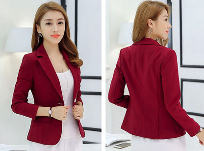 Preto feminino blazer 2025 formal fino blazers senhora escritório trabalho tern