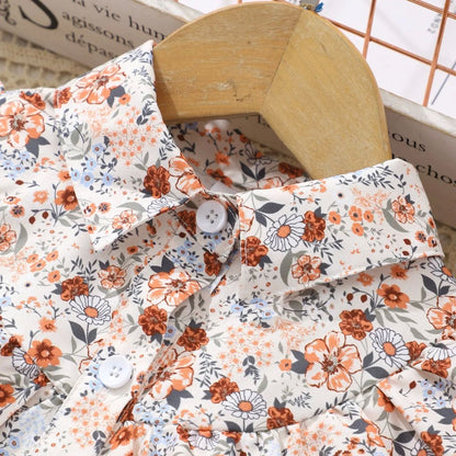 Novas crianças meninas vestido de manga longa primavera outono olhar cinto cria