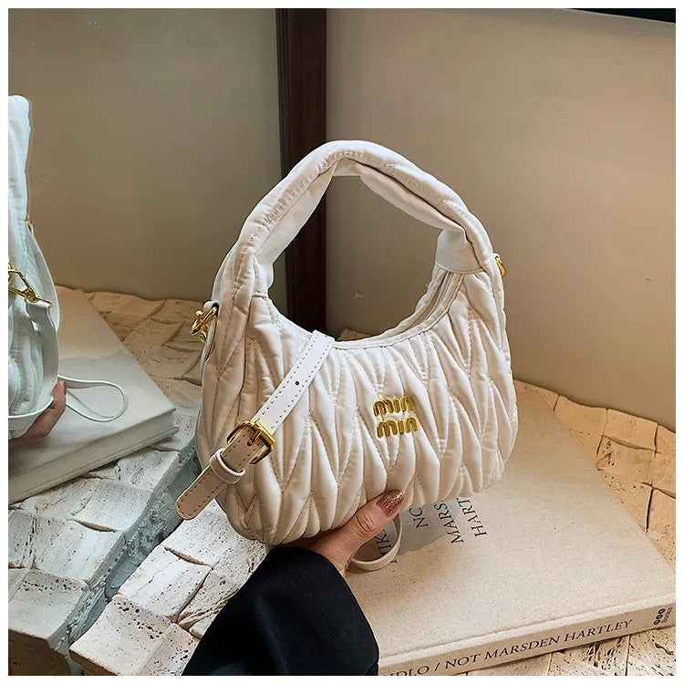 Bolsa feminina transversal couro PU