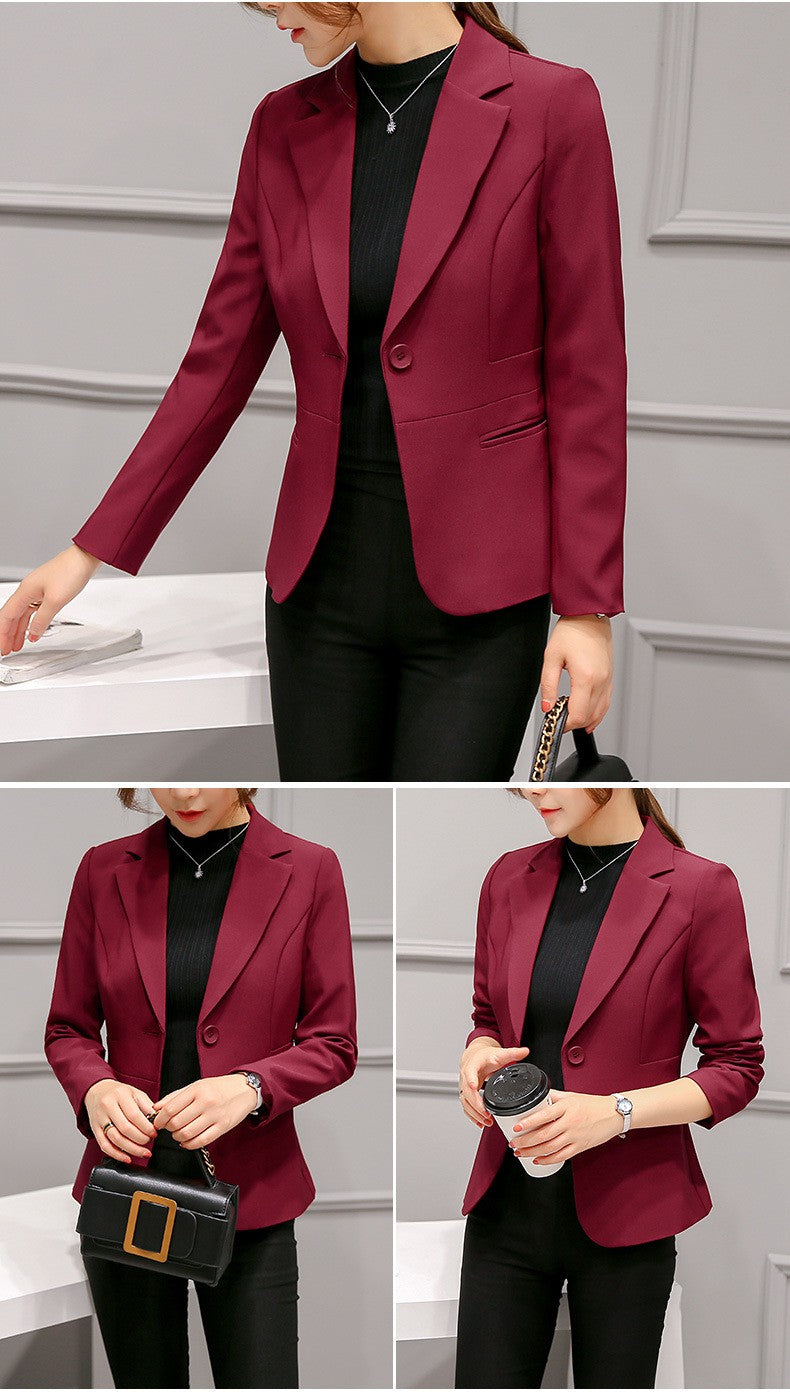 Preto feminino blazer 2025 formal fino blazers senhora escritório trabalho tern