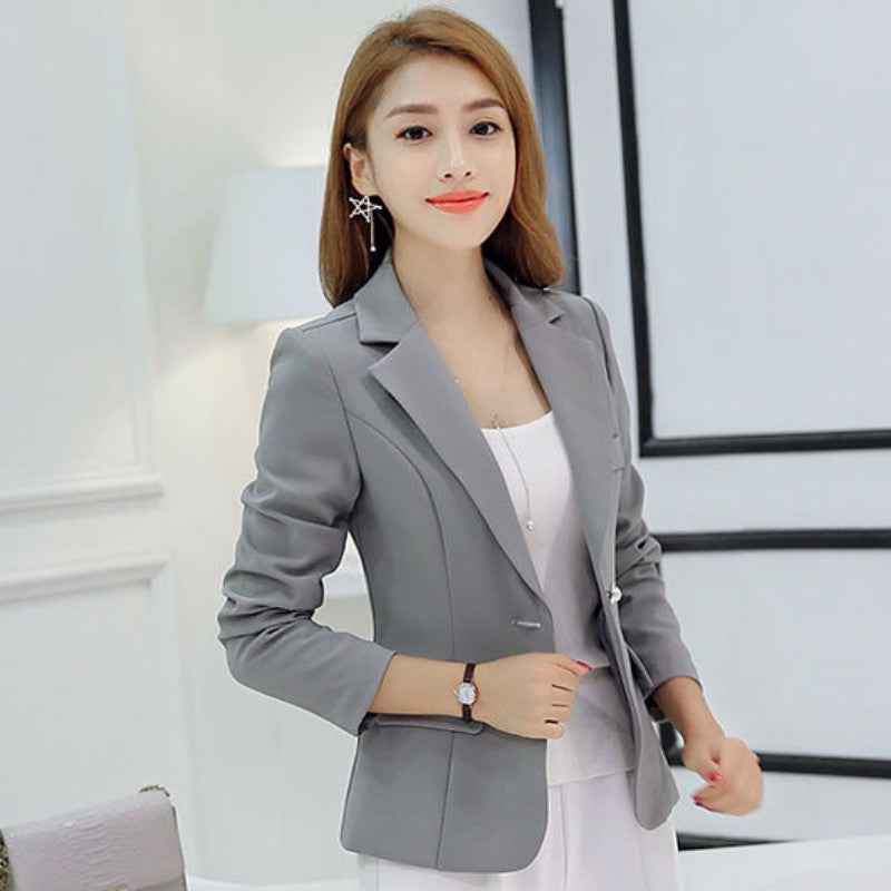 Preto feminino blazer 2025 formal fino blazers senhora escritório trabalho tern