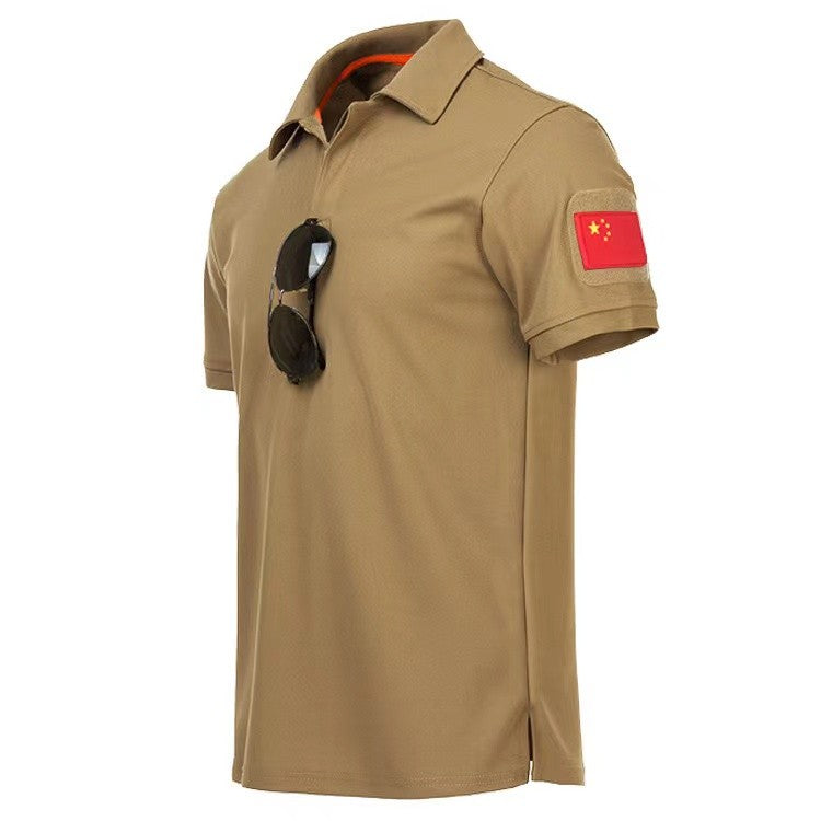 Homens verão rápida camiseta acampamento caminhadas trekking pesca trainning p