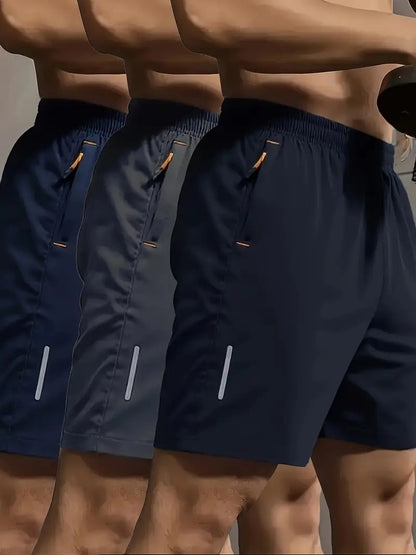 Verão nova chegada shorts esportivos dos homens novo confortável cintura elás