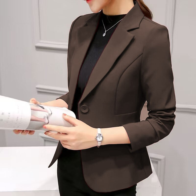 Preto feminino blazer 2025 formal fino blazers senhora escritório trabalho tern