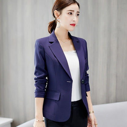 Preto feminino blazer 2025 formal fino blazers senhora escritório trabalho tern