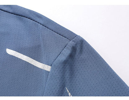 Chrlck camisetas masculinas de secagem rápida, passeio, caminhadas, pesca, conf