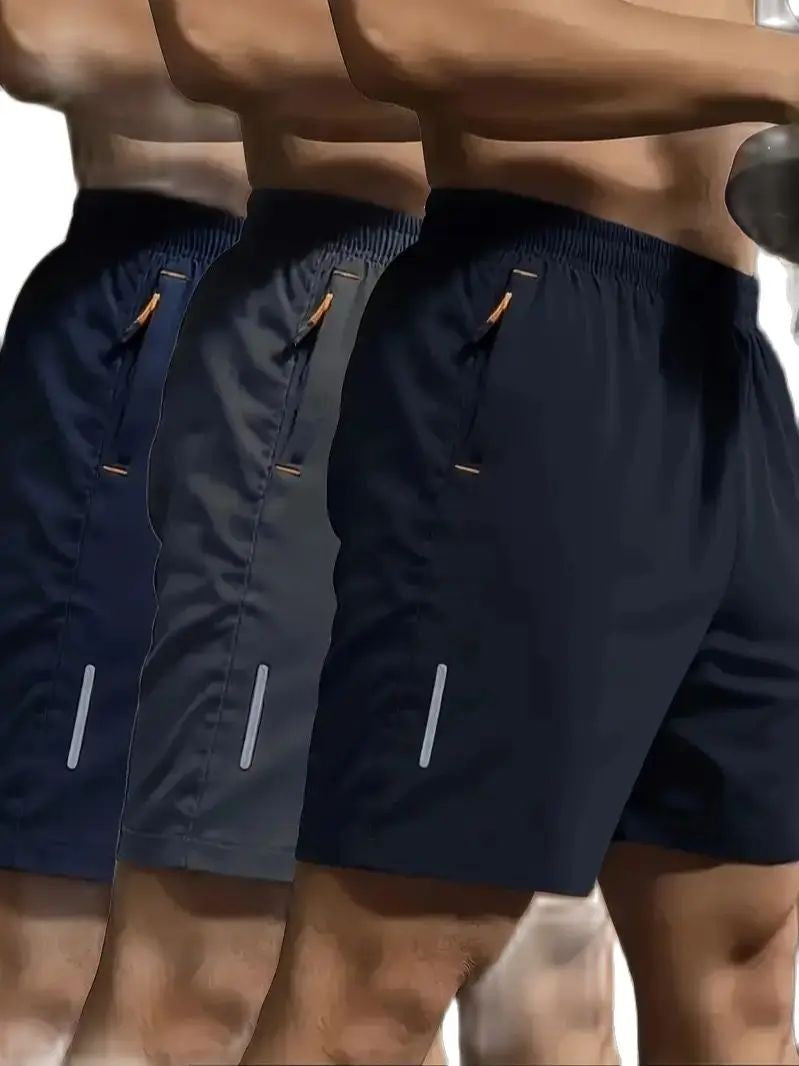 Verão nova chegada shorts esportivos dos homens novo confortável cintura elás