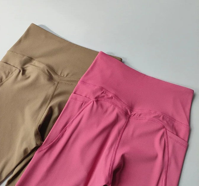 Conjunto de yoga integrado com bloqueio de cor de alta intensidade, 2 peças, ro