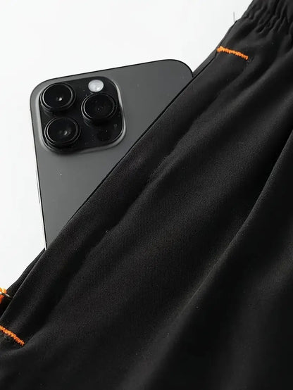 Verão nova chegada shorts esportivos dos homens novo confortável cintura elás