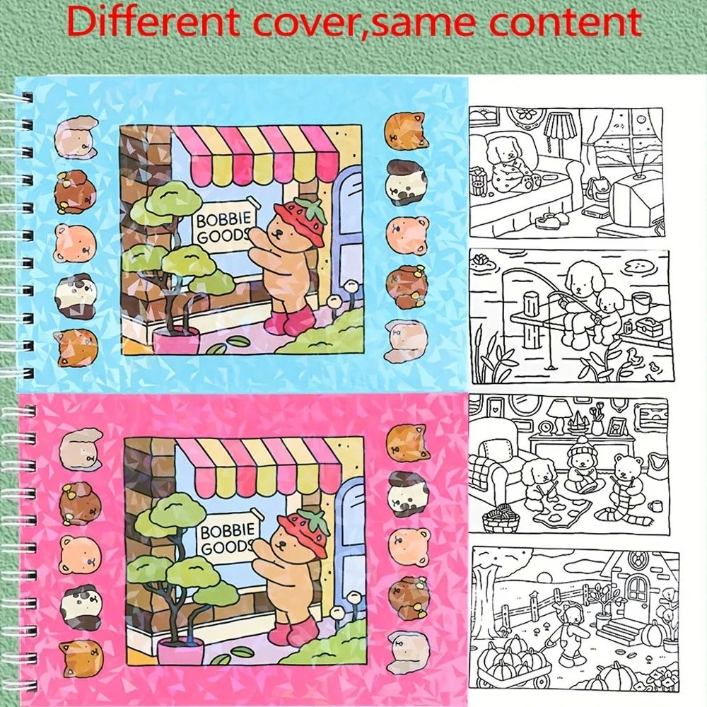 BOBBIE GOODS COLORING BOOK Edição para adultos e adolescentes Livro para color
