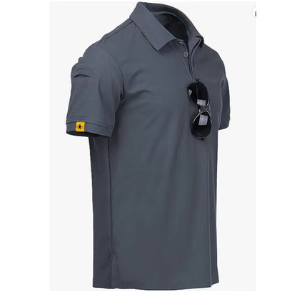 Homens verão rápida camiseta acampamento caminhadas trekking pesca trainning p