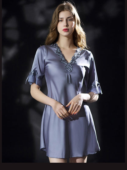 Camisola feminina de cetim