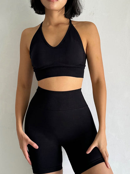 2 pçs conjuntos de yoga feminino cintura alta roupas de treino ginásio wear ro