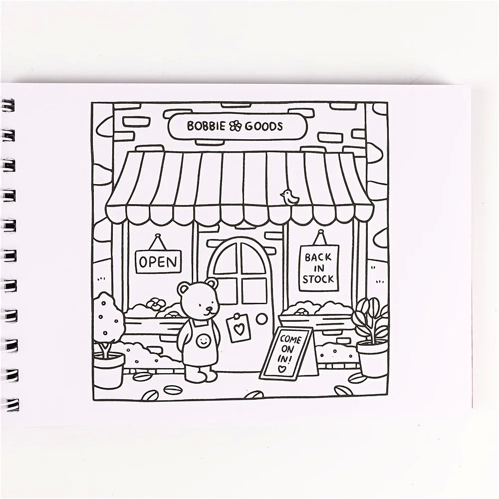 BOBBIE GOODS COLORING BOOK Edição para adultos e adolescentes Livro para color