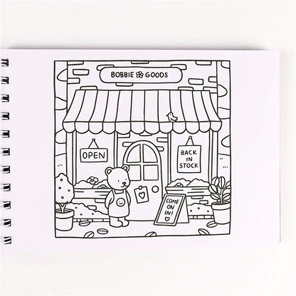 BOBBIE GOODS COLORING BOOK Edição para adultos e adolescentes Livro para color