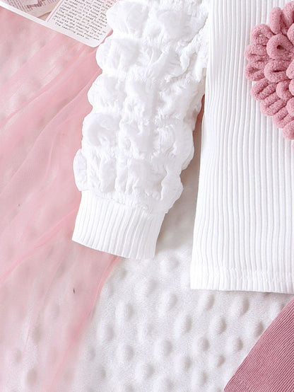 2 peças inverno novo estilo para meninas de 0 a 3 anos, mangas de elegância co