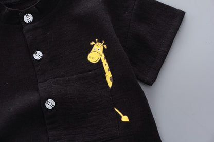 Novo verão venda quente da criança crianças do bebê meninos camisa dos desen