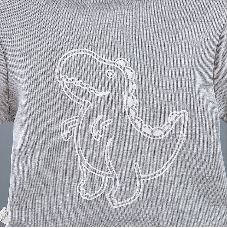 Bebê infantil menino definir roupas de verão casual esporte terno camisa polo