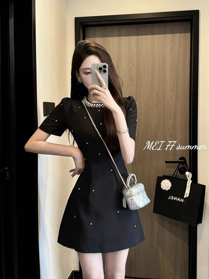 Diamante-in cintura elástica verão 2025 moda em torno do pescoço temperamento