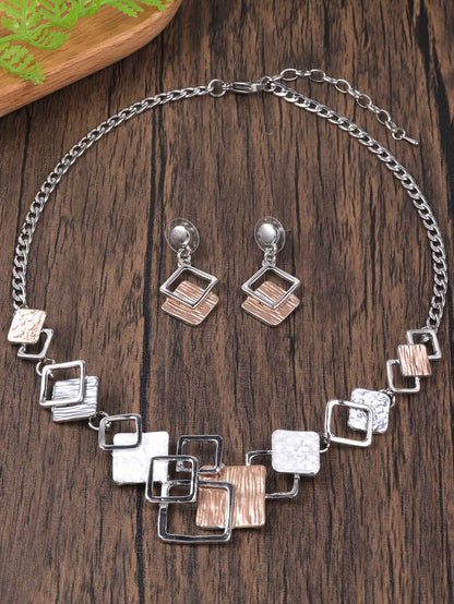 Moda simples gotejamento óleo geométrico conjuntos de jóias para acessórios