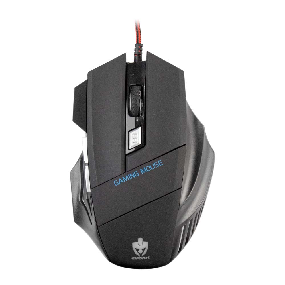 Mouse Gamer Evolut Eg-103rb Predator Rgb 2400 Dpi 06 Botoes
